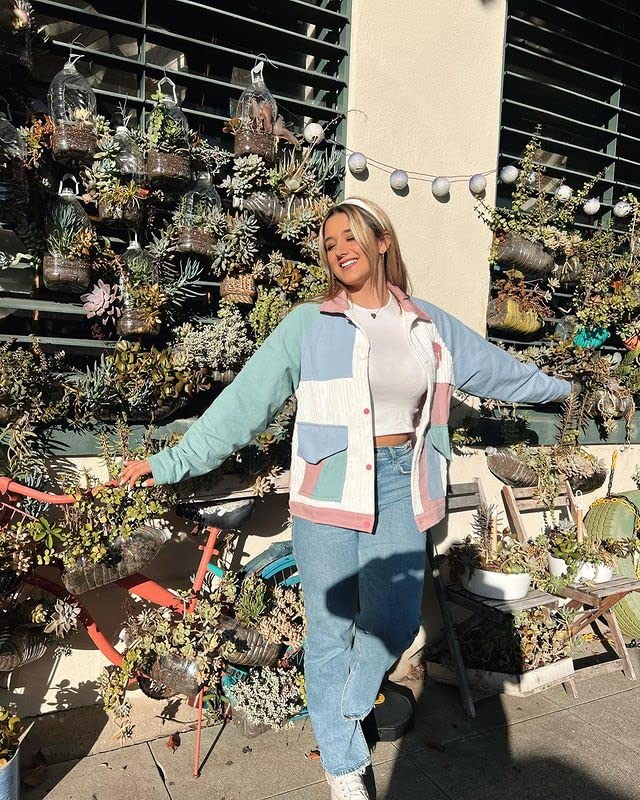 Aelfric Eden Oversized Color Block Corduroy Jacket