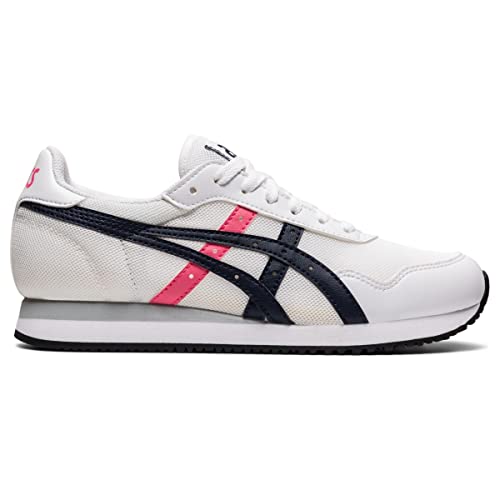 Vintage ASICS Tiger Runner Women's Shoes, White/Midnight