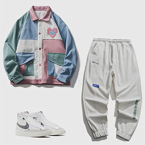 Aelfric Eden Oversized Color Block Corduroy Jacket