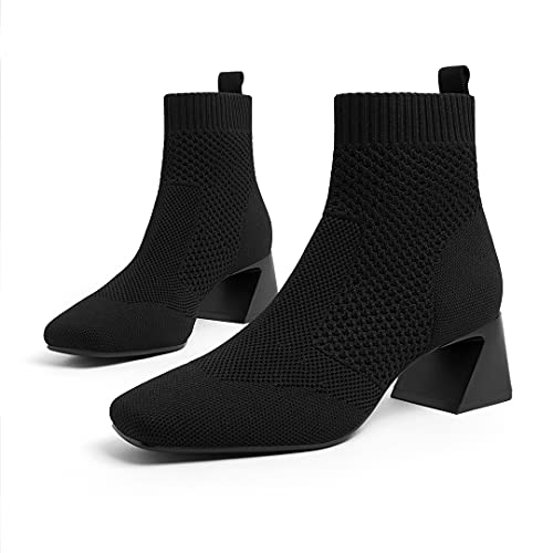 VIVAIA Melissa Retro Ankle Boots-Pointed Toe Mid Heel