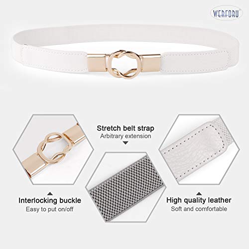 Women's Retro Stretch Waist Belt Set - 4 Colors
