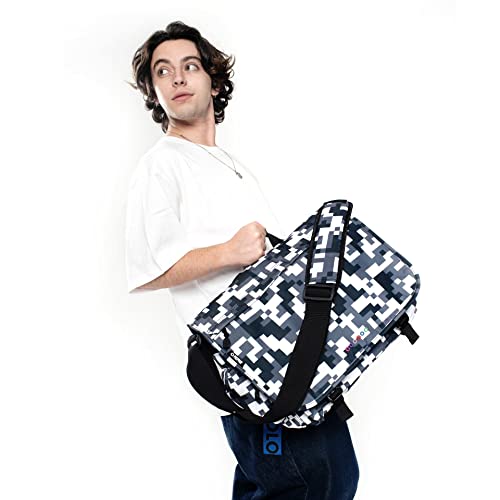 Vintage Retro Bloom Women's Laptop Messenger Bag