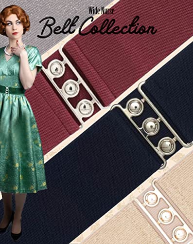 Ro Rox Vintage Retro Elastic Waist Belt