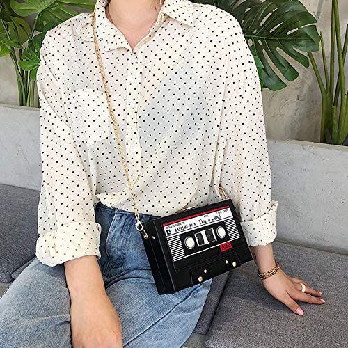 Vintage Radio-Shaped Retro Crossbody Bag