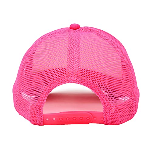 Retro Smiley Patch Trucker Hat for Women
