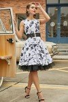 Black Petticoat Slip for 50s Dresses - Medium