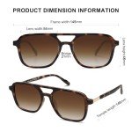 Retro Tortoise Aviator Sunglasses for All