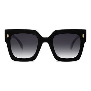 Retro Oversized Square Sunglasses for Women