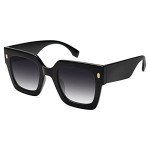 Retro Oversized Square Sunglasses for Women