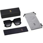 Retro Oversized Square Sunglasses for Women