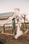 Chic Lace Boho Wedding Dress with Ruffle Sleeves