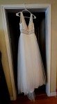 Boho Lace V-Neck Beach Wedding Dress