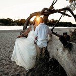 Vintage Lace Bridal Gown for Beach Weddings