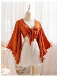 70s Floral Bow Tie Front Boho Crop Top