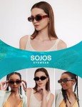 Retro Polarized Oval Sunglasses in Olive Brown