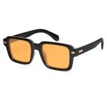 Retro 70s 80s Square Polarized Sunglasses for All