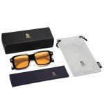 Retro 70s 80s Square Polarized Sunglasses for All