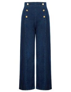 Vintage High-Waisted Wide Leg Jeans for Women