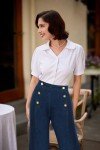 Vintage High-Waisted Wide Leg Jeans for Women