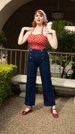 Vintage High-Waisted Wide Leg Jeans for Women