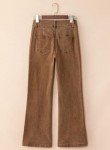 Vintage Brown Wide Leg High Waisted Jeans