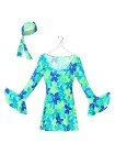 1960s Floral Print Mini Dress – Flower Power Style