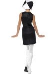 60s Black & White Party Girl Costume for Women