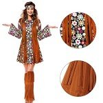 70s Hippie Costume Set for Disco Parties