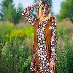 70s Hippie Costume Set for Disco Parties