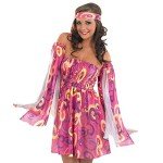 70s Hippie Costume: Colorful Fringe Vest & More