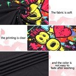 Plus Size 80s Off Shoulder Neon T-Shirt