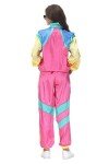 80s Retro Hip Hop Windbreaker Tracksuit Set