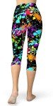 Sissycos 80s Color Splash Cropped Capri Leggings