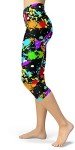 Sissycos 80s Color Splash Cropped Capri Leggings