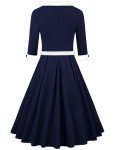 50s Vintage Retro Casual Swing Midi Dress