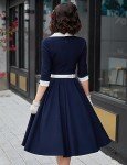 50s Vintage Retro Casual Swing Midi Dress