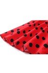 Vintage 1950s Red/Black Polka Dot Halter Dress