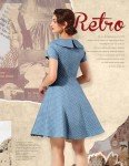 1950s Retro Audrey Hepburn Style Cocktail Dress