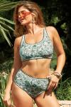 Floral High-Waisted Bikini Set for Women