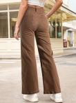 Vintage Brown Wide Leg High Waisted Jeans