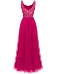 BeryLove Sequin Party Dress in Rose Red