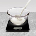 Black Digital Kitchen Scale for Pets - 5kg Capacity