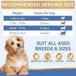 Natural Flea and Tick Chews for Dogs, 200 Count