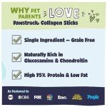 Pawstruck Natural Beef Collagen Sticks for Dogs