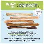Pawstruck Natural Beef Collagen Sticks for Dogs