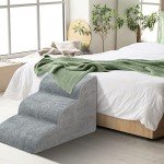 Foam Dog Stairs - Non-Slip Pet Steps (3 Steps)