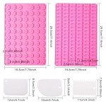 Mini Silicone Dog Treat Molds with Dough Scrapers