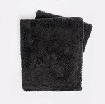Brentfords Large Teddy Fleece Dog Blanket - Black