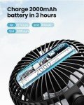 Gaiatop Portable Battery-Operated Clip-On Fan