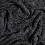 Brentfords Large Teddy Fleece Dog Blanket - Black